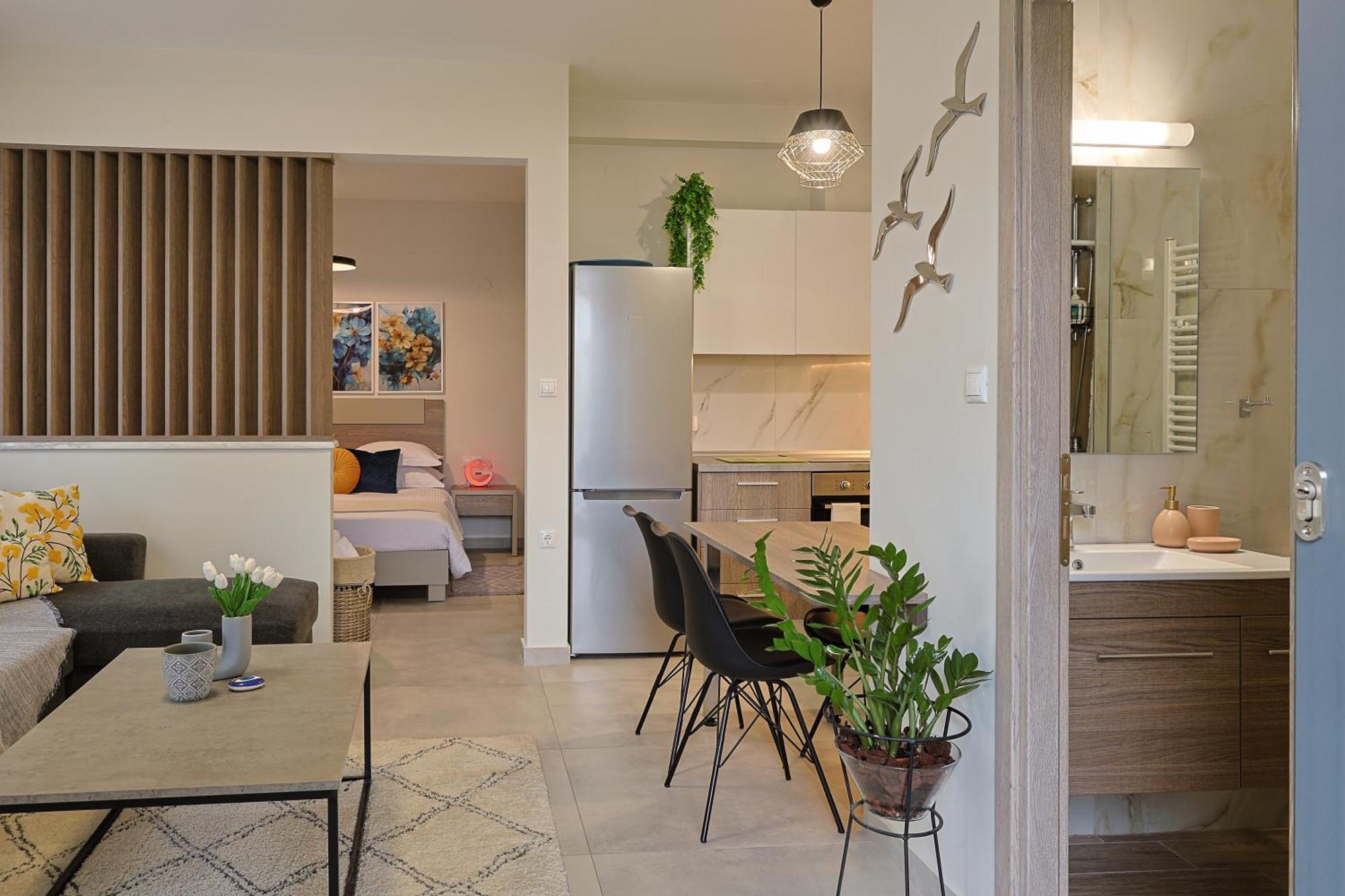 Zeta-Garden Oasis & Private Parking By Optimum Link Leilighet Kateríni Eksteriør bilde